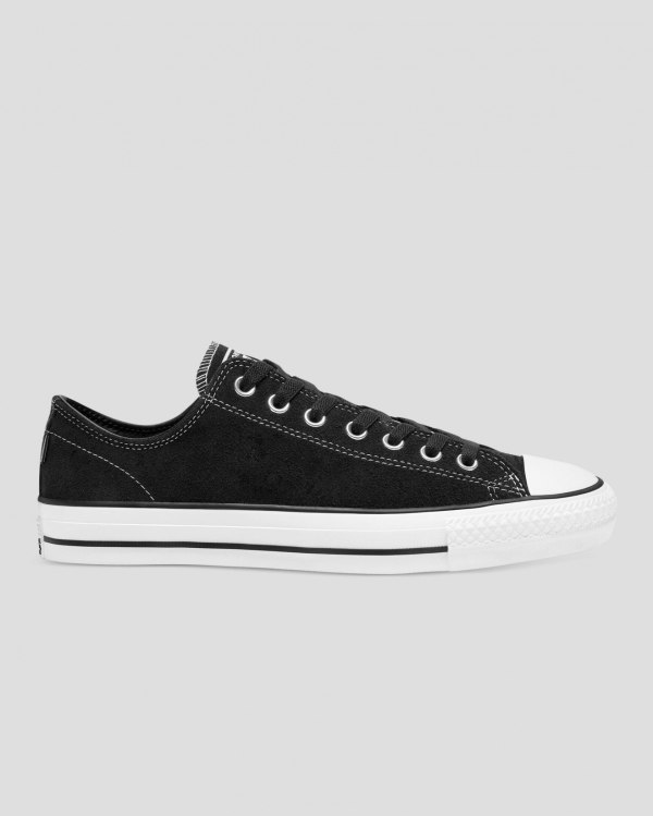 Converse Chuck Taylor All Star Pro Suede Sort Sko Danmark - Converse Lave Sneakers Dame - 71362PJKZ